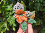 Hand Made Large Gemstone Orchid Flower - Sold Per Piece - From South Africa - Toprock Gemstones and Minerals 