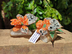 Hand Made Large Gemstone Orchid Flower - Sold Per Piece - From South Africa - Toprock Gemstones and Minerals 