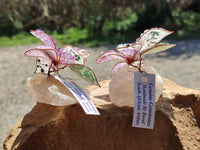 Hand Made Large Gemstone Orchid Flower - Sold Per Piece - From South Africa