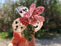 Hand Made Large Gemstone Orchid Flower - Sold Per Piece - From South Africa