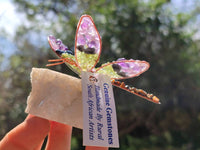 Hand Made Small Gemstone Dragonfly - Sold Per Item - From South Africa