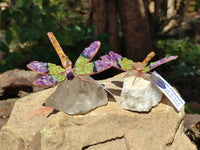 Hand Made Small Gemstone Dragonfly - Sold Per Item - From South Africa