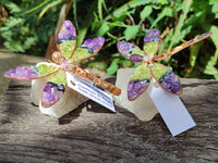 Hand Made Small Gemstone Dragonfly - Sold Per Item - From South Africa