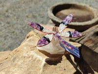Hand Made Tumbled Stones Dragonfly Gemstones - Sold Per Item - From South Africa