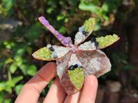 Hand Made Tumbled Stones Gemstone Dragonfly - Sold Per Item From South Africa