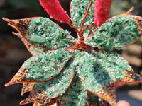 Hand Made Gemstone Red Poker Aloe Trees - Sold Per Item - From South Africa