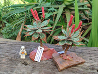 Hand Made Gemstone Red Poker Aloe Trees - Sold Per Item - From South Africa