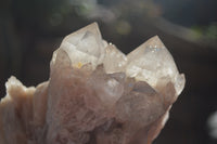 Natural Smokey Quartz Clusters x 3 From Luena, Congo - Toprock Gemstones and Minerals 