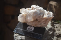 Natural Smokey Quartz Clusters x 3 From Luena, Congo - Toprock Gemstones and Minerals 