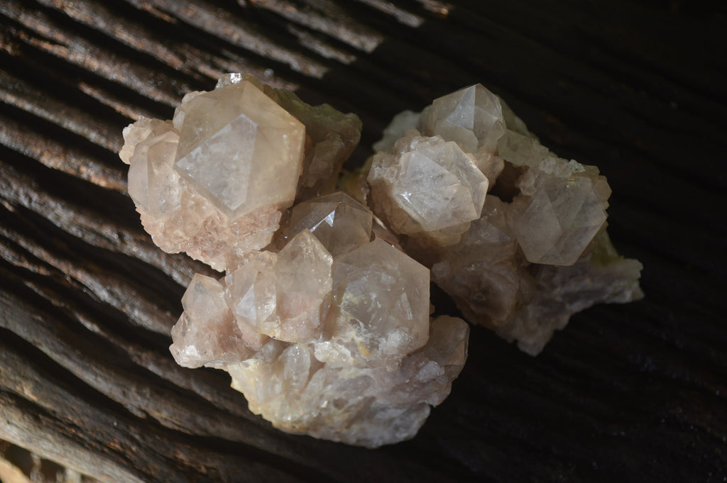 Natural Smokey Quartz Clusters x 3 From Luena, Congo - Toprock Gemstones and Minerals 