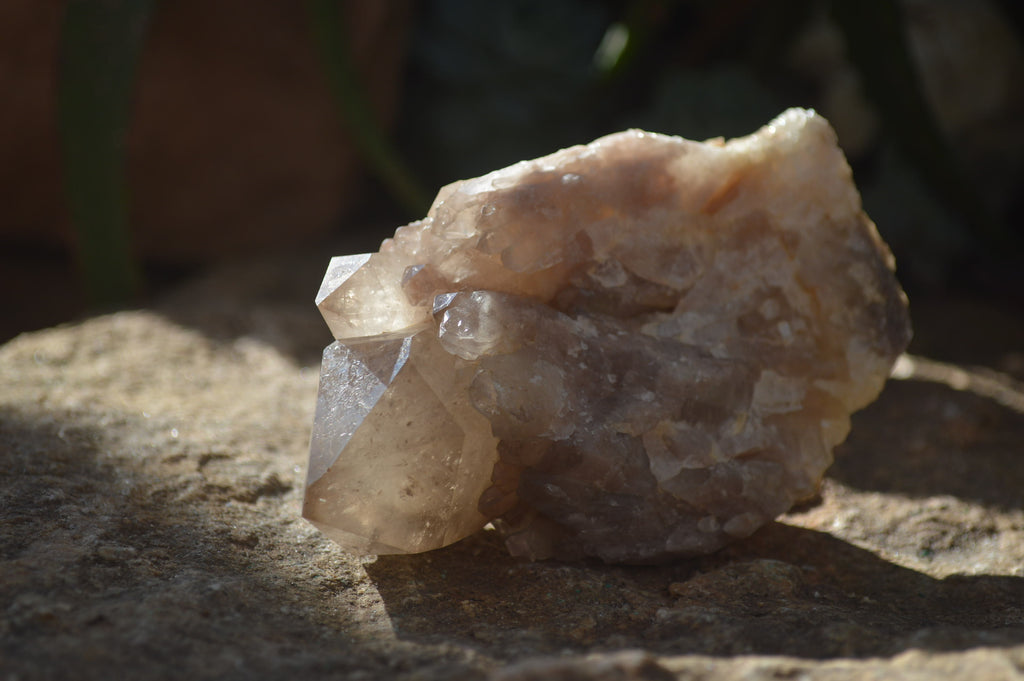 Natural Smokey Quartz Clusters x 3 From Luena, Congo - Toprock Gemstones and Minerals 