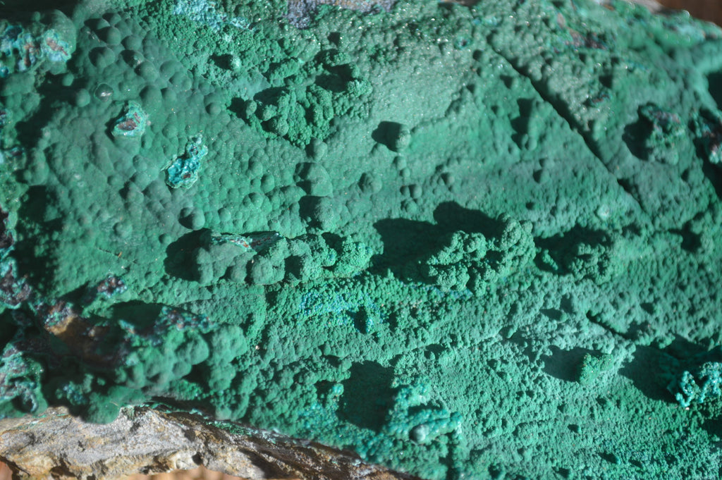 Natural Crystalline Malachite Specimens  x 2 From Congo - Toprock Gemstones and Minerals 