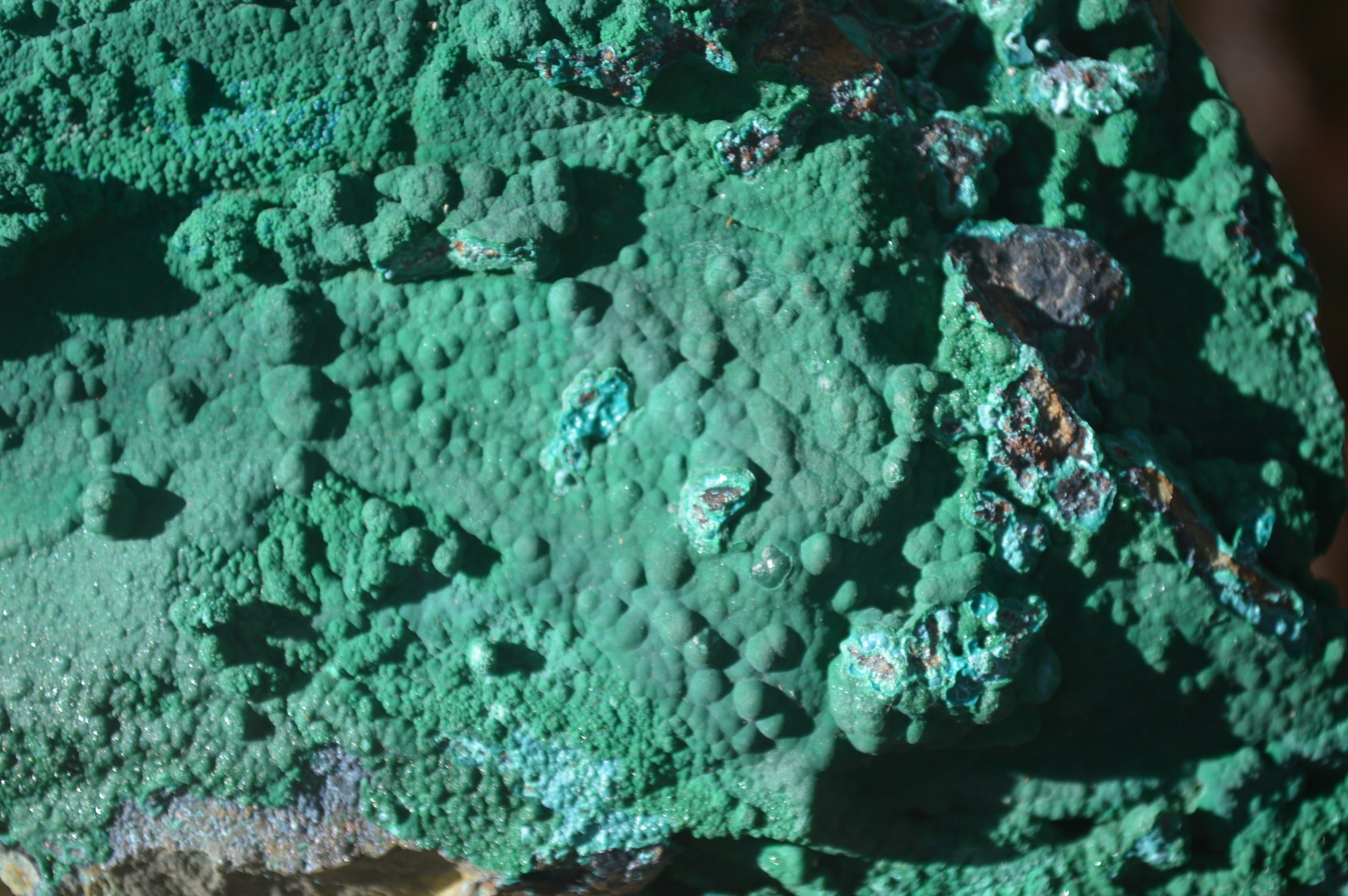 Natural Crystalline Malachite Specimens  x 2 From Congo - Toprock Gemstones and Minerals 