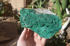 Natural Crystalline Malachite Specimens  x 2 From Congo - Toprock Gemstones and Minerals 