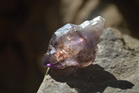 Natural Smokey Skeletal Amethyst Crystals  x 12 From Chiredzi, Zimbabwe - Toprock Gemstones and Minerals 