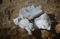 Natural Etched Blue Chalcedony Specimens x 59 From Nsanje, Malawi - Toprock Gemstones and Minerals 