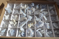 Natural Etched Blue Chalcedony Specimens x 59 From Nsanje, Malawi - Toprock Gemstones and Minerals 