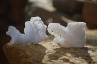 Natural Etched Blue Chalcedony Specimens x 59 From Nsanje, Malawi - Toprock Gemstones and Minerals 