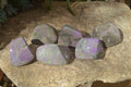 Polished Stichtite & Serpentine Standing Free Forms x 6 From Barberton, South Africa - Toprock Gemstones and Minerals 
