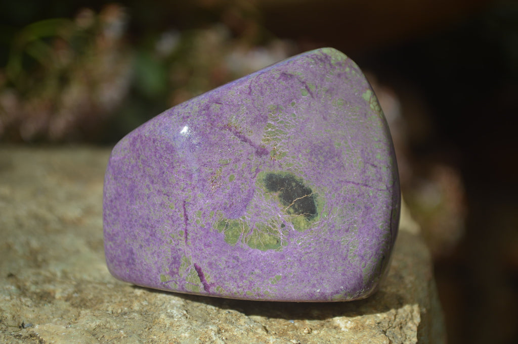 Polished Stichtite & Serpentine Standing Free Forms x 6 From Barberton, South Africa - Toprock Gemstones and Minerals 