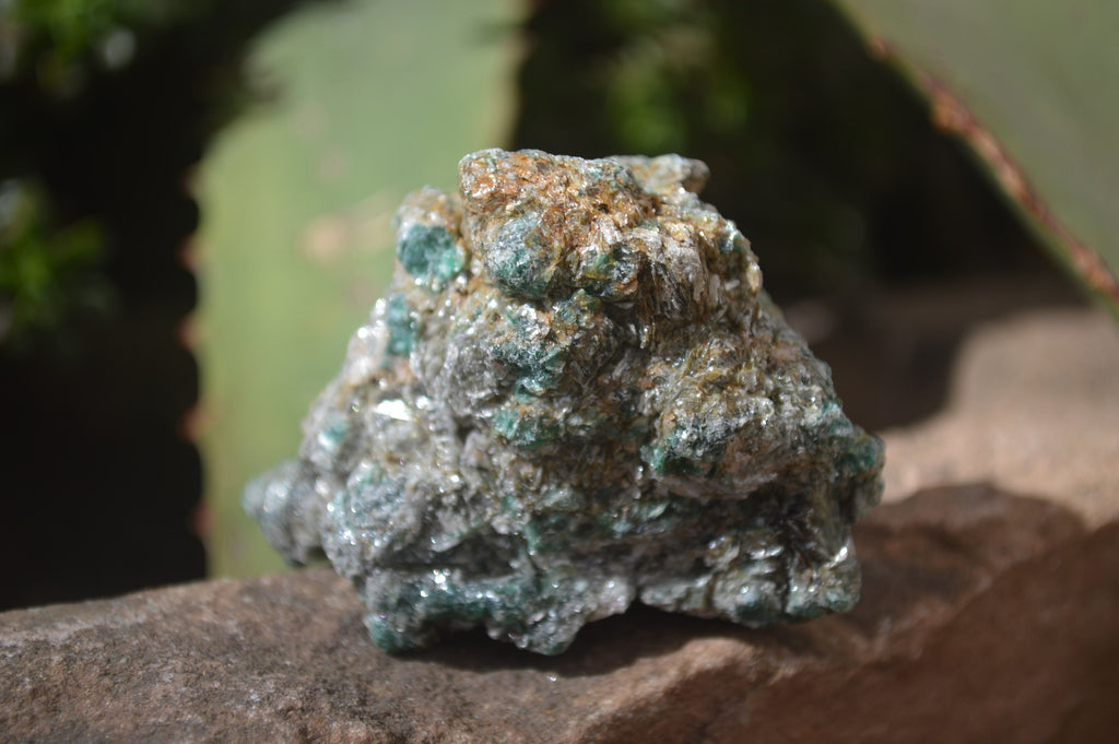 Natural Rare Emerald Mica In Matrix Cobbed Specimens x 12 From Mutoko, Zimbabwe - Toprock Gemstones and Minerals 