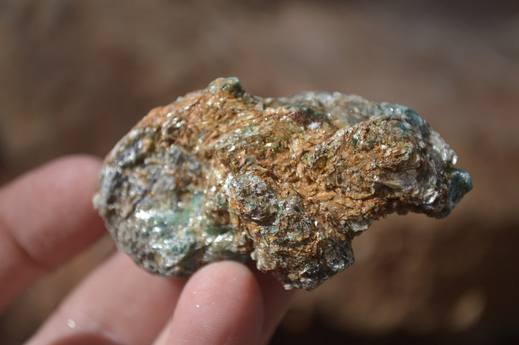 Natural Rare Emerald Mica In Matrix Cobbed Specimens x 12 From Mutoko, Zimbabwe - Toprock Gemstones and Minerals 