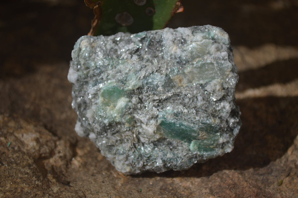 Natural Rare Emerald Mica In Matrix Cobbed Specimens x 12 From Mutoko, Zimbabwe - Toprock Gemstones and Minerals 