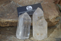 Polished Clear Quartz Points x 6 From Madagascar - Toprock Gemstones and Minerals 