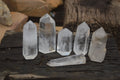 Polished Clear Quartz Points x 6 From Madagascar - Toprock Gemstones and Minerals 