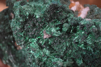 Natural Chatoyant Silky Malachite Specimens  x 3 From Kasompe, Congo - Toprock Gemstones and Minerals 