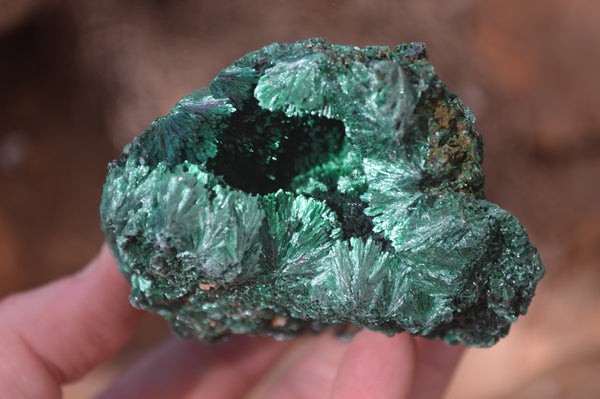 Natural Chatoyant Silky Malachite Specimens  x 3 From Kasompe, Congo - Toprock Gemstones and Minerals 