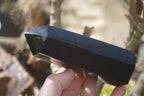 Polished Black Basalt Points  x 3 From Madagascar - Toprock Gemstones and Minerals 