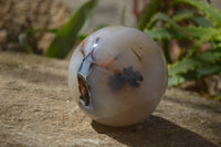 Polished Banded Agate Spheres  x 2 From West Coast, Madagascar - Toprock Gemstones and Minerals 