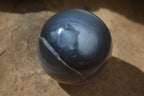 Polished Banded Agate Spheres  x 2 From West Coast, Madagascar - Toprock Gemstones and Minerals 