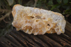 Natural Golden Limonite Quartz Clusters x 6 From Zambia - Toprock Gemstones and Minerals 