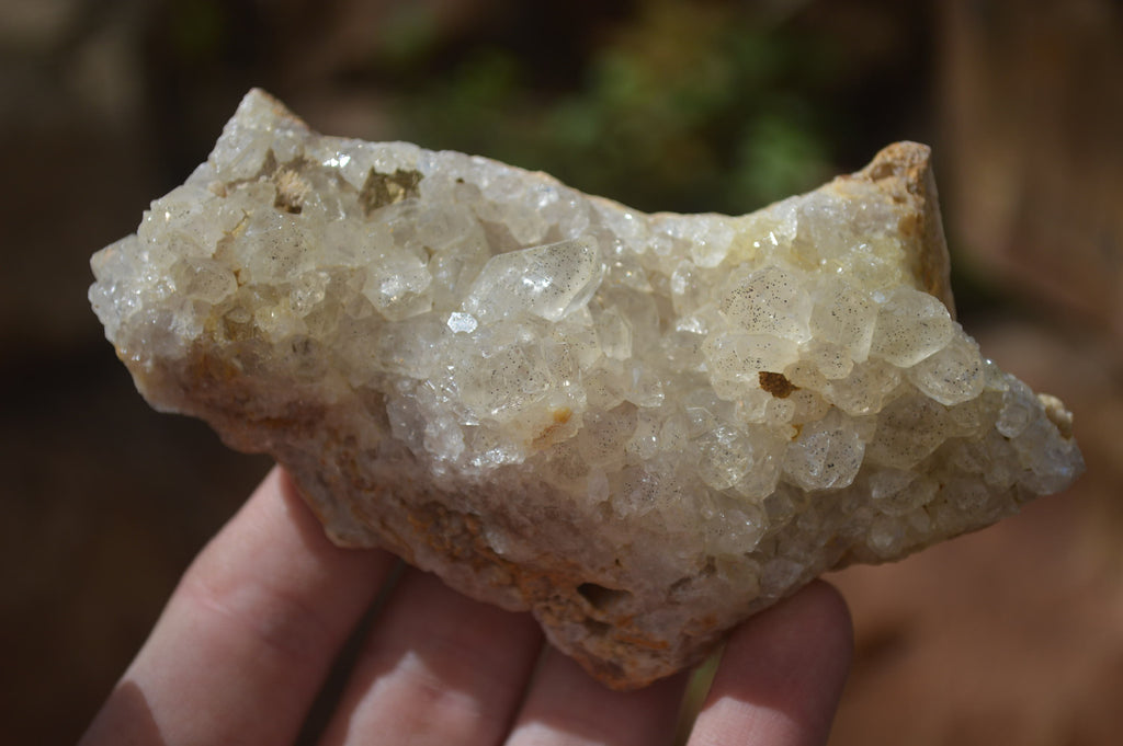 Natural Golden Limonite Quartz Clusters x 6 From Zambia - Toprock Gemstones and Minerals 