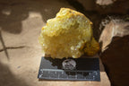 Natural Golden Limonite Quartz Clusters x 6 From Zambia - Toprock Gemstones and Minerals 