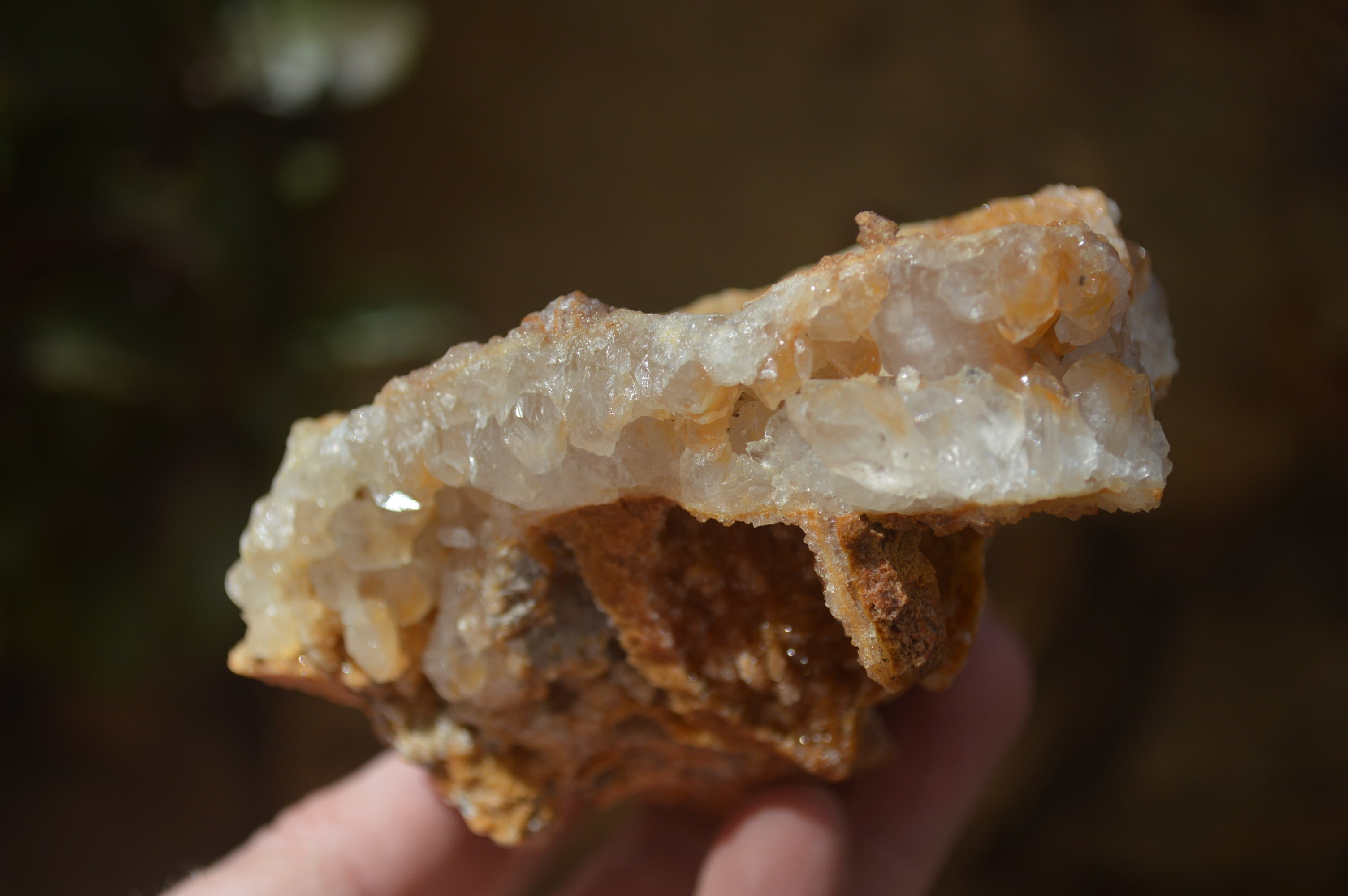 Natural Golden Limonite Quartz Clusters x 6 From Zambia - Toprock Gemstones and Minerals 