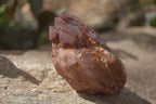 Natural Red Hematoid Quartz Specimens x 4 From Karoi, Zimbabwe - Toprock Gemstones and Minerals 