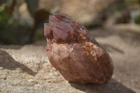 Natural Red Hematoid Quartz Specimens x 4 From Karoi, Zimbabwe - Toprock Gemstones and Minerals 