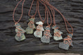Polished Copper Wire Wrapped Leopardstone Eagle Pendants  x 6 From Zimbabwe - Toprock Gemstones and Minerals 
