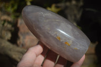 Polished Rose Quartz Standing Free Forms x 3 From Madagascar - Toprock Gemstones and Minerals 