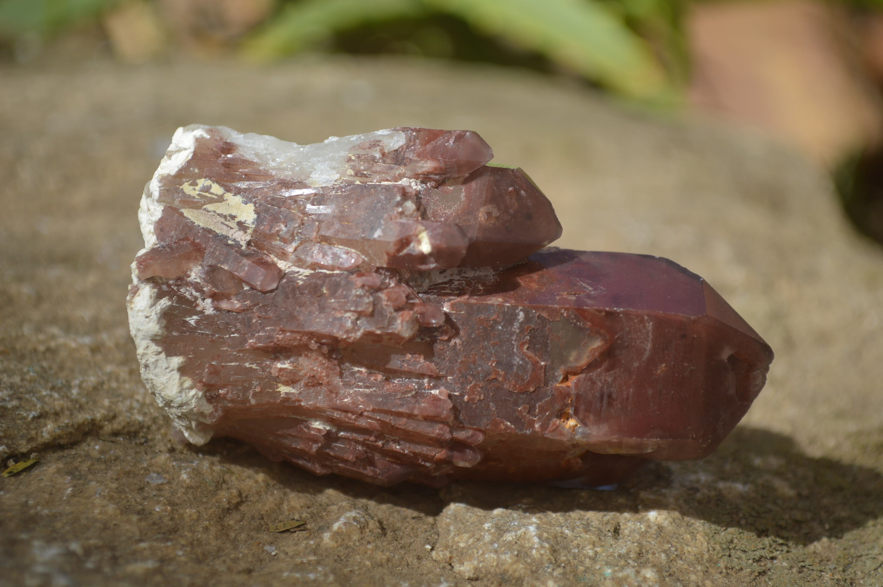 Natural Red Hematoid Quartz Specimens x 12 From Karoi, Zimbabwe - Toprock Gemstones and Minerals 
