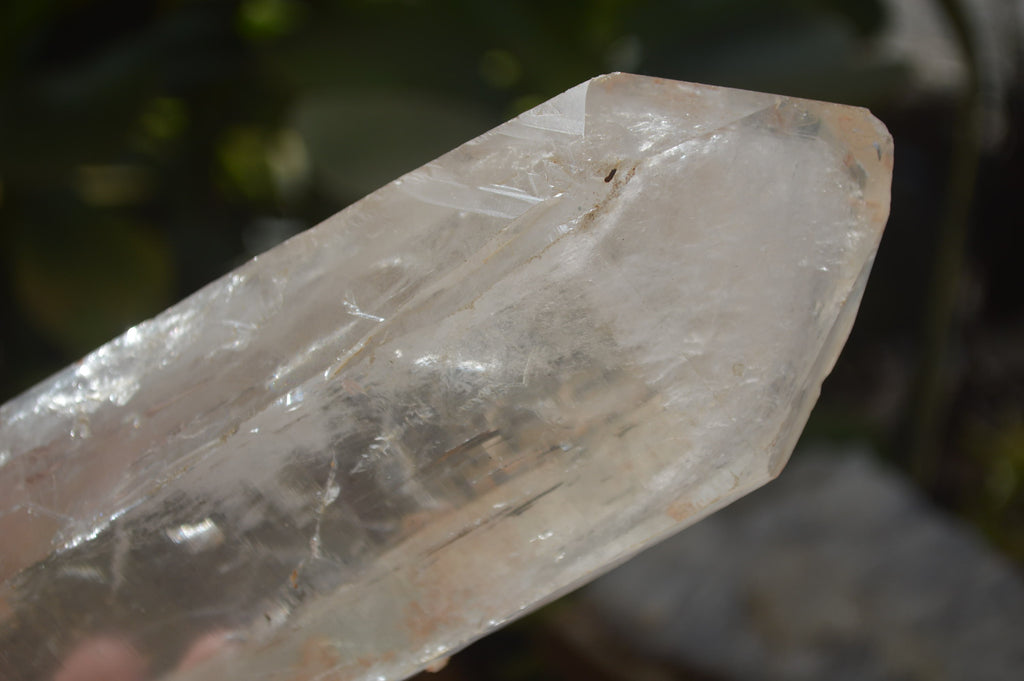 Natural Large Clear Quartz Crystals  x 2 From Madagascar - Toprock Gemstones and Minerals 