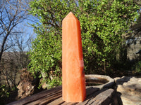 Polished Large Orange Twist Calcite Tower x 1 From Maevantanana, Madagascar - Toprock Gemstones and Minerals 