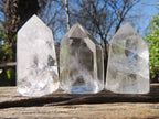 Polished Small Clear Quartz Points x 24 From Madagascar - Toprock Gemstones and Minerals 
