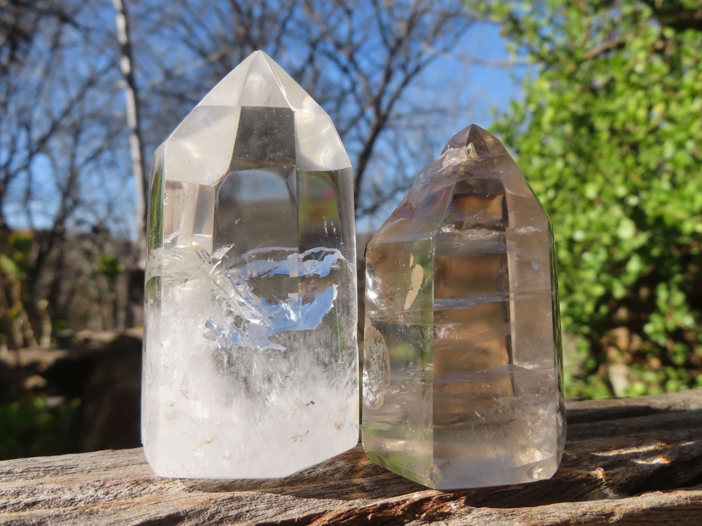 Polished Small Clear Quartz Points x 24 From Madagascar - Toprock Gemstones and Minerals 