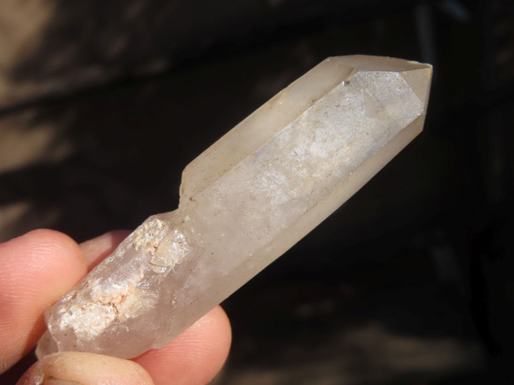 Natural White Phantom Quartz Specimens  x 24 From Madagascar - Toprock Gemstones and Minerals 