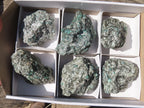 Natural Rare Emerald Mica In Matrix Cobbed Specimens x 6 From Mutoko, Zimbabwe - Toprock Gemstones and Minerals 