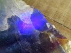 Polished One Side Polished Watermelon Fluorite Pieces  x 3 From Uis, Namibia - Toprock Gemstones and Minerals 
